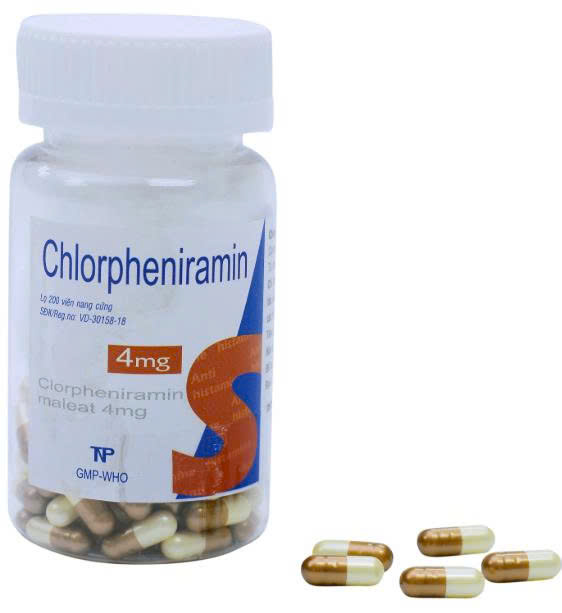 CHLORPHENIRAMIN 4mg (Nang, C/200v)